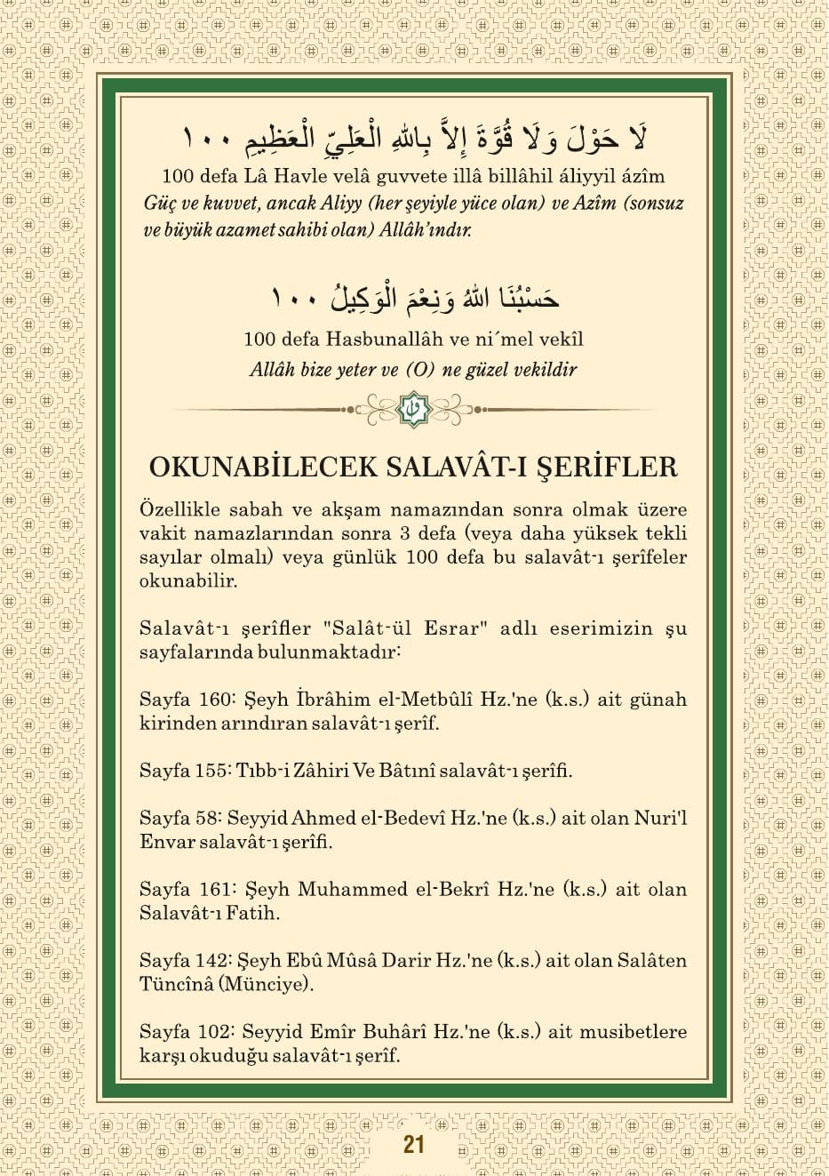 Nakşibendî Dersi Sayfa 22